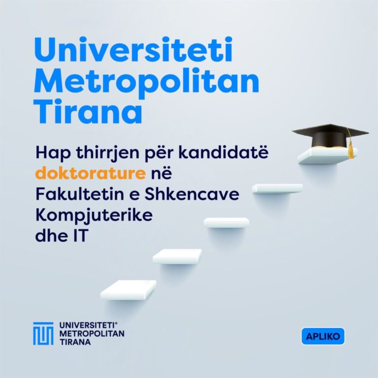 Shkolla e Doktoraturës PHD Universiteti Metropolitan Tirana