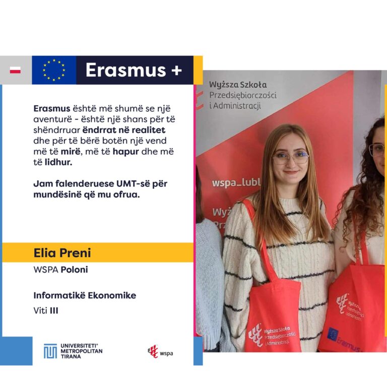 UMT Erasmus Alumni Studente