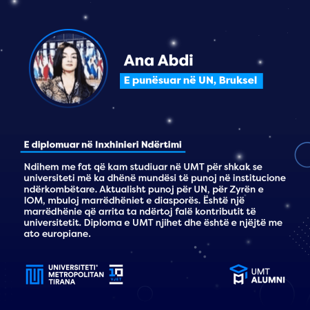 Alumni - Universiteti Metropolitan Tirana
